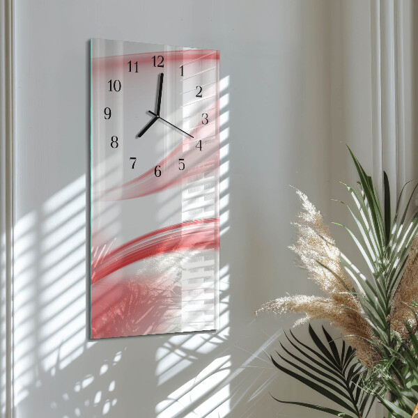 Horloge murale verticale Art abstrait