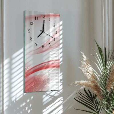 Horloge murale verticale Art abstrait