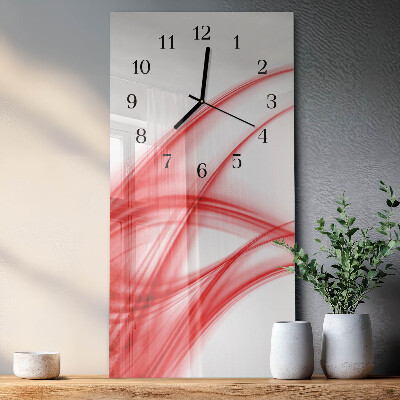Horloge murale verticale Art abstrait