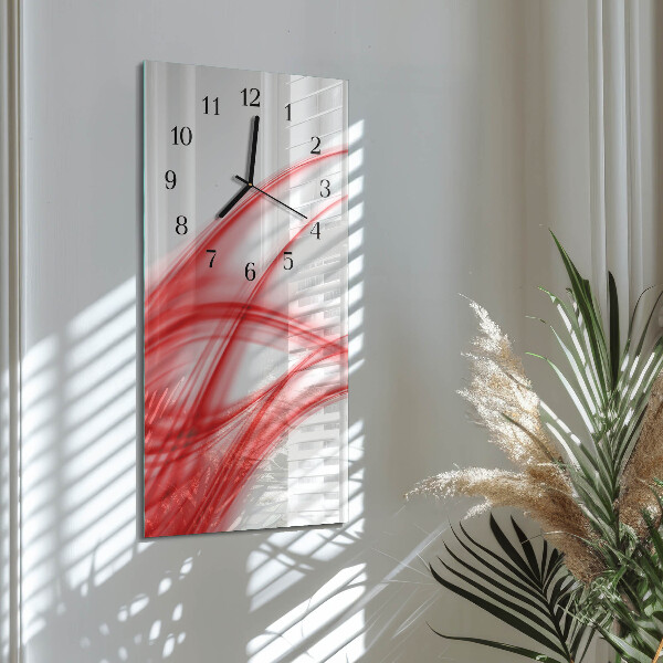 Horloge murale verticale Art abstrait