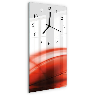 Horloge murale verticale Lignes abstraites