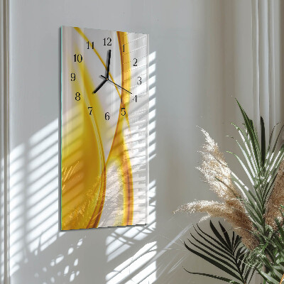 Horloge murale verticale Art abstrait