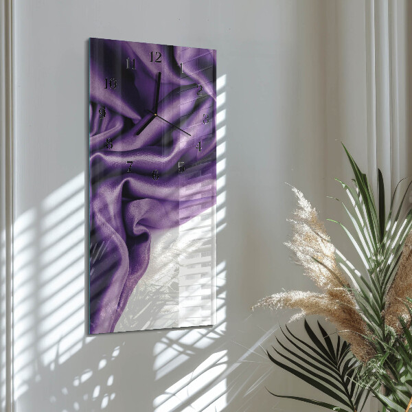 Horloge murale verticale Velours
