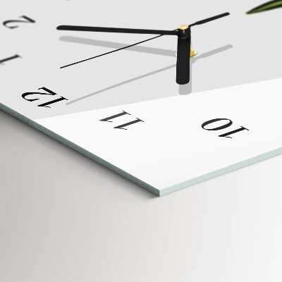 Horloge murale verticale Fleur