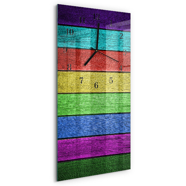 Horloge murale verticale Plaque