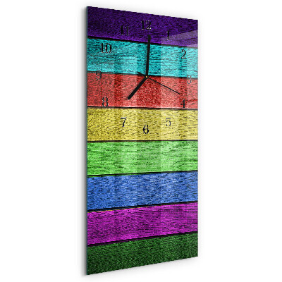 Horloge murale verticale Plaque