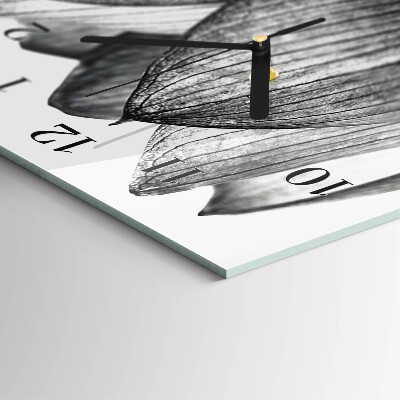 Horloge murale verticale Tulipe