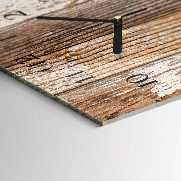 Horloge murale verticale Bois