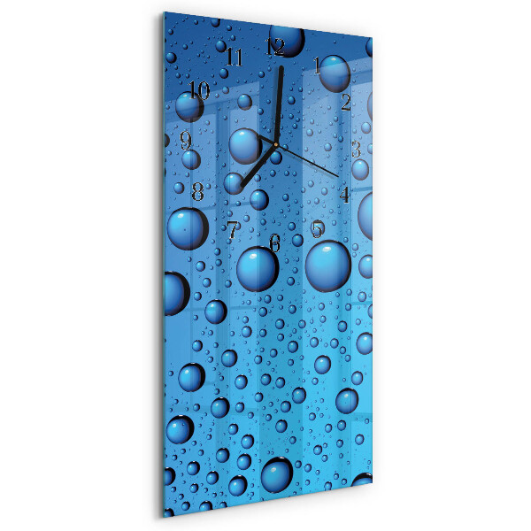 Horloge murale verticale Gouttes