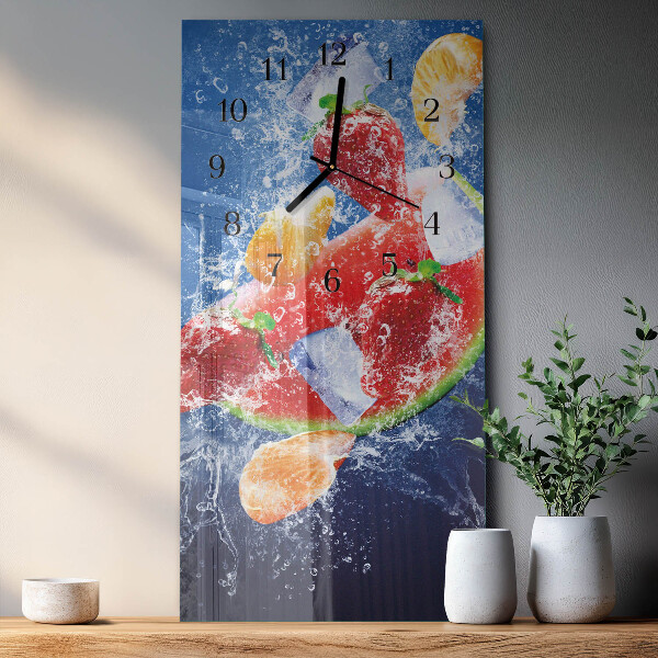 Horloge murale verticale Fruit