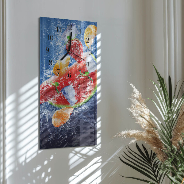 Horloge murale verticale Fruit