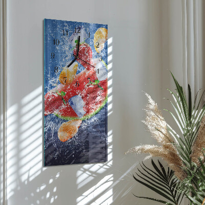 Horloge murale verticale Fruit