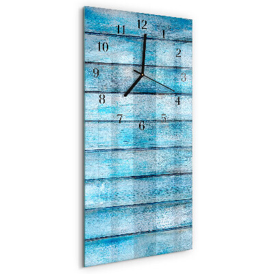 Horloge murale verticale Bois