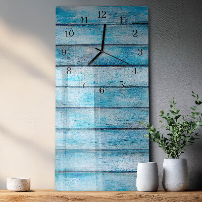 Horloge murale verticale Bois