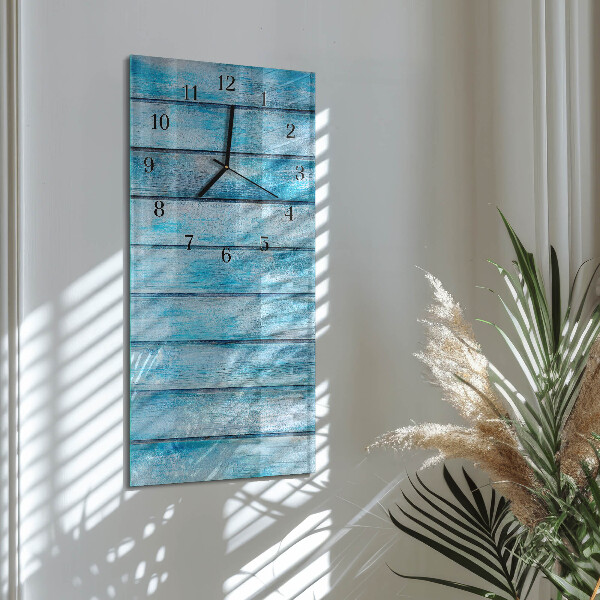 Horloge murale verticale Bois