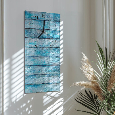 Horloge murale verticale Bois