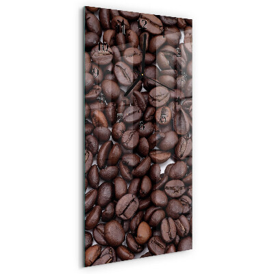 Horloge murale verticale Café en grains
