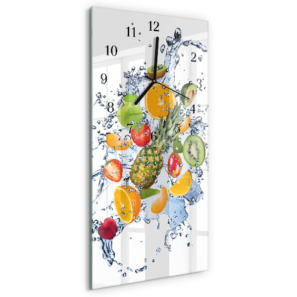 Horloge murale verticale Fruit