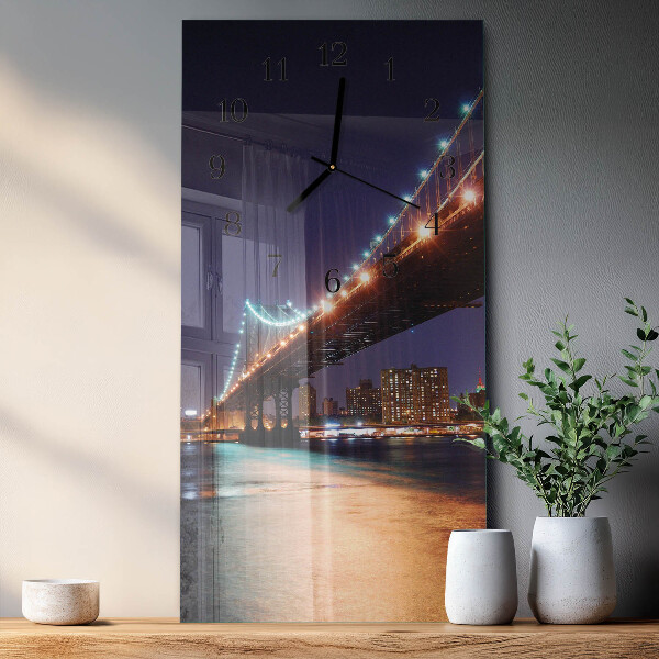 Horloge murale verticale Pont