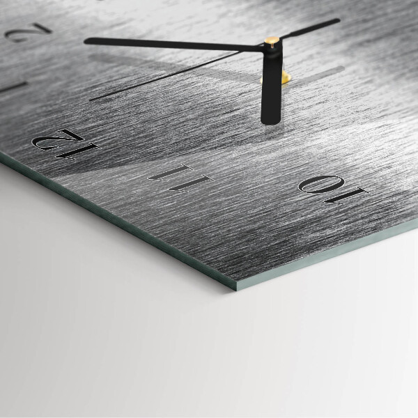 Horloge murale verticale Acier