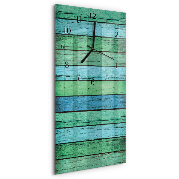 Horloge murale verticale Bois