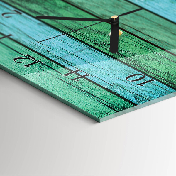 Horloge murale verticale Bois