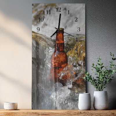 Horloge murale verticale Bière