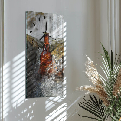 Horloge murale verticale Bière