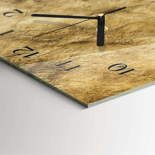 Horloge murale verticale Papier de table