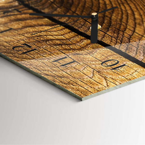 Horloge murale verticale Bois