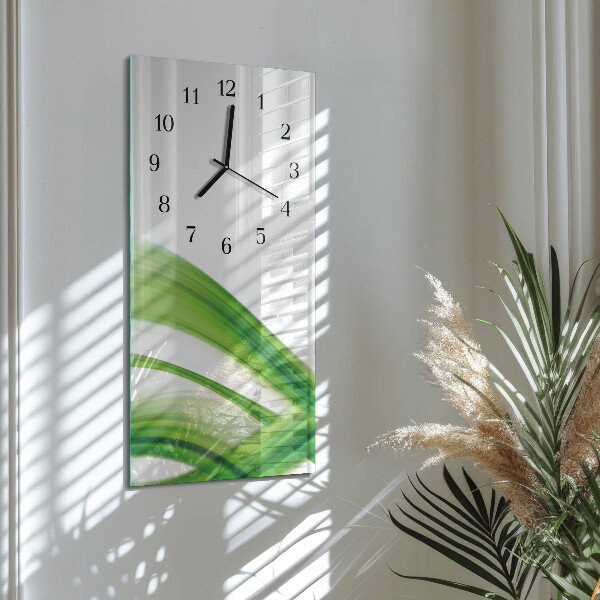 Horloge murale verticale Vague abstraite