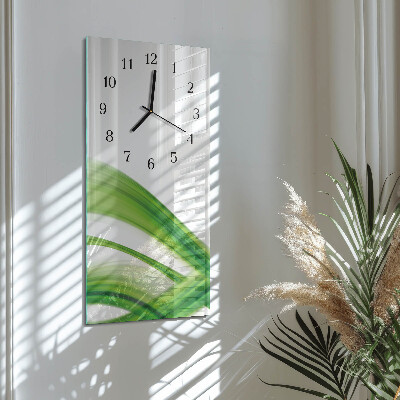 Horloge murale verticale Vague abstraite