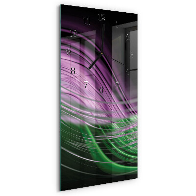 Horloge murale verticale Art abstrait