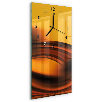 Horloge murale verticale Abstraction