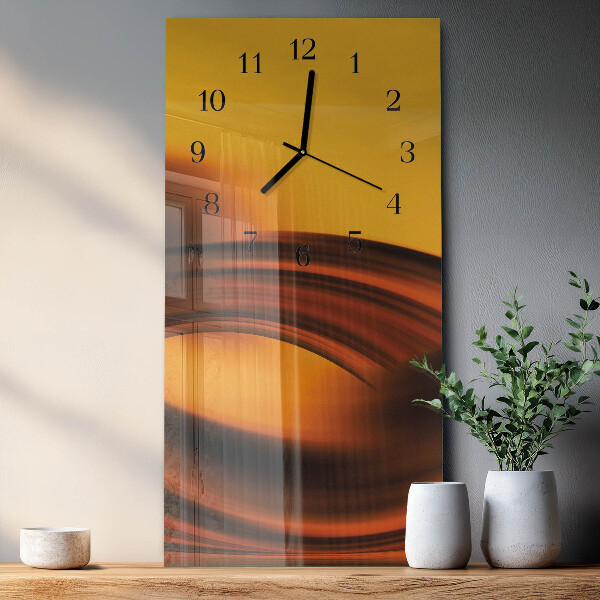 Horloge murale verticale Abstraction