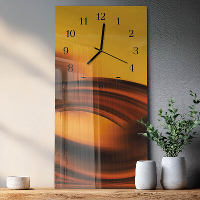 Horloge murale verticale Abstraction