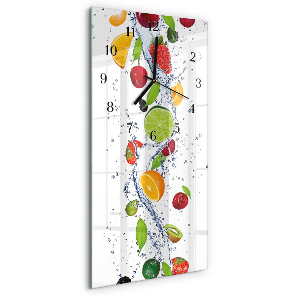 Horloge murale verticale Fruit