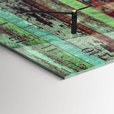 Horloge murale verticale Bois