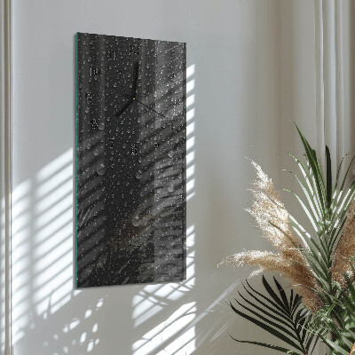 Horloge murale verticale Baisse