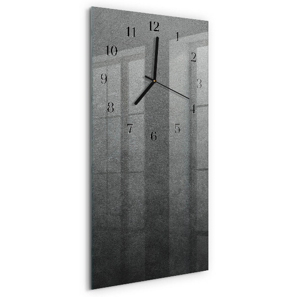 Horloge murale verticale Mur de marbre