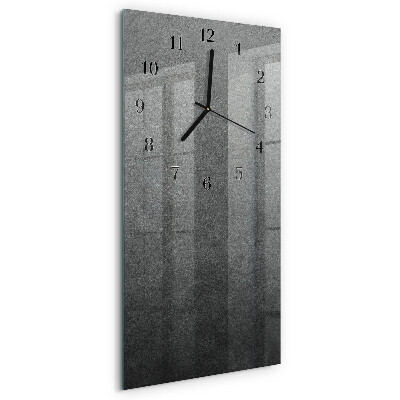 Horloge murale verticale Mur de marbre