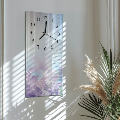 Horloge murale verticale Violet
