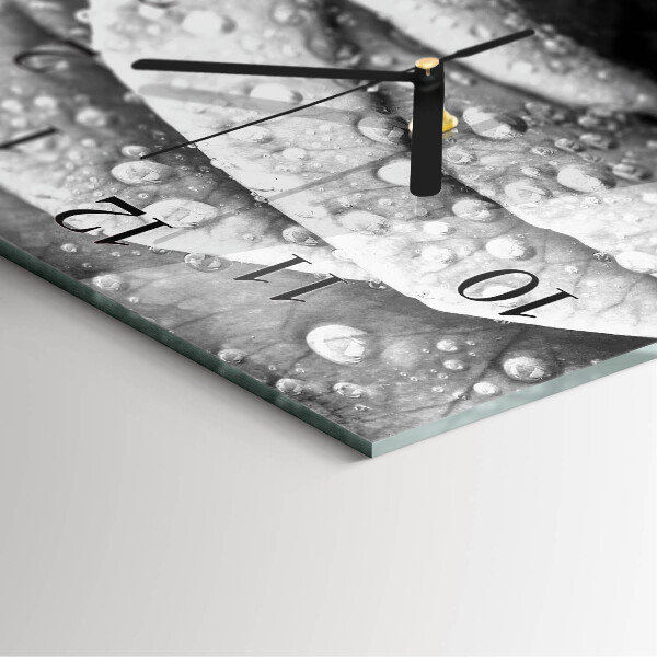 Horloge murale verticale Rose