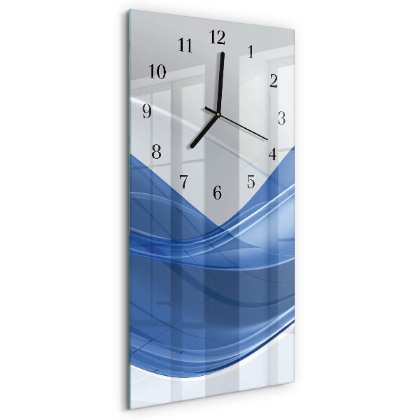 Horloge murale verticale Lignes abstraites