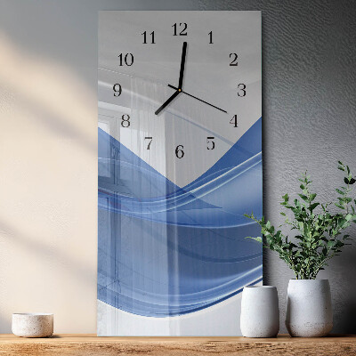 Horloge murale verticale Lignes abstraites