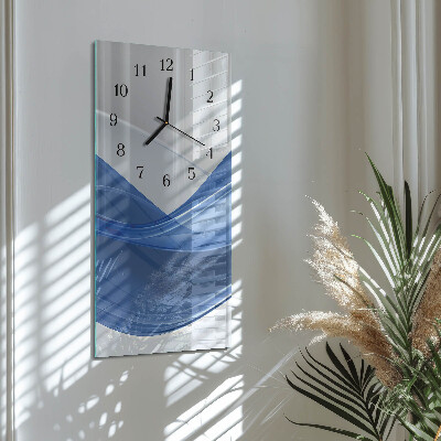 Horloge murale verticale Lignes abstraites