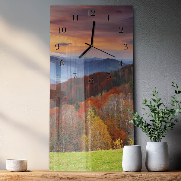 Horloge murale verticale Perspectives