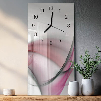 Horloge murale verticale Art abstrait
