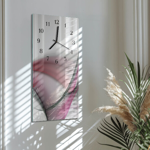 Horloge murale verticale Art abstrait