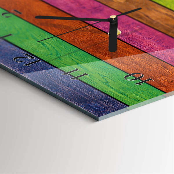 Horloge murale verticale Rayures